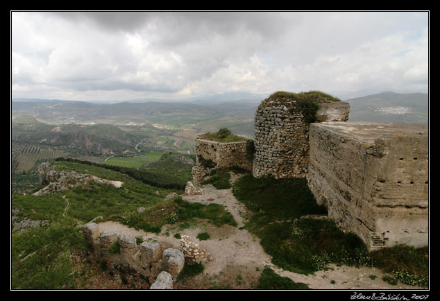 Andalucia  - ruins of Moclín castle