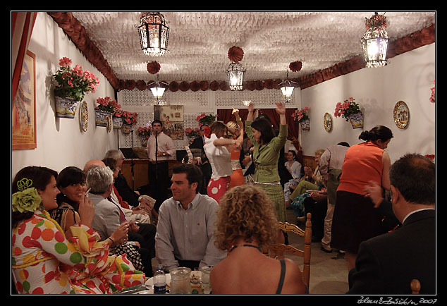 Sevilla - <i>Feria de Abril</i> - one of the hundreds of booths