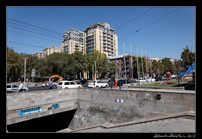 Yerevan - the end of Mashtots st.
