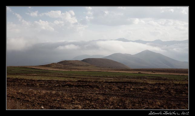 Armenia - Sisian - clouds above Vorotan valley