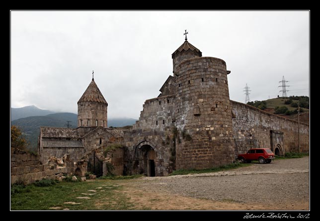 Armenia - Tatev - gate with S.Astvatsatsin church