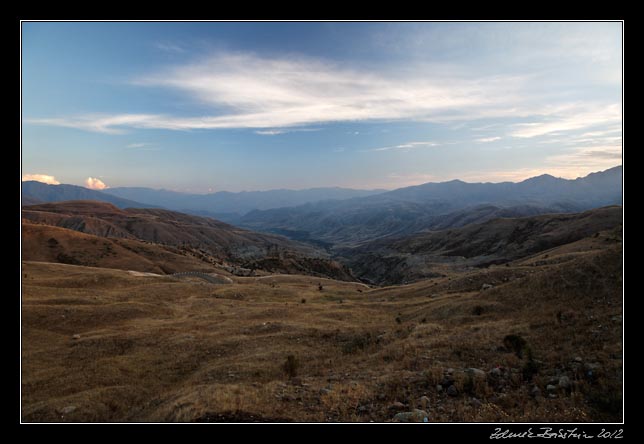 Armenia - Selim Caravanserai - south from Selim pass