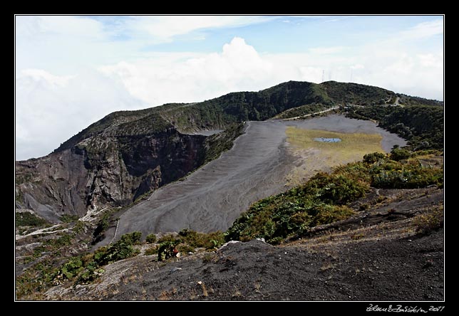 Costa Rica - Irazu - craters as viewed from the summit