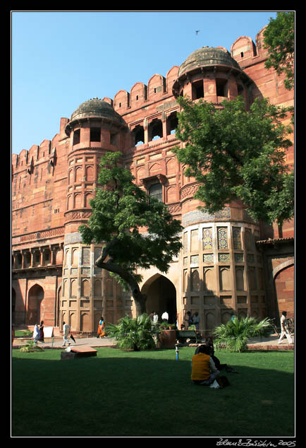Red fort of Agra - Amar Singh gate