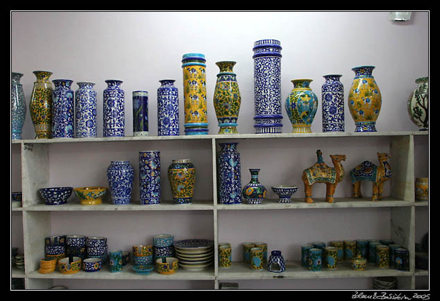 Jaipur blue ceramics