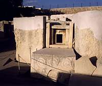 prehistoric temple Tarxien, Malta
