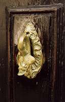 brass door knocker, Malta