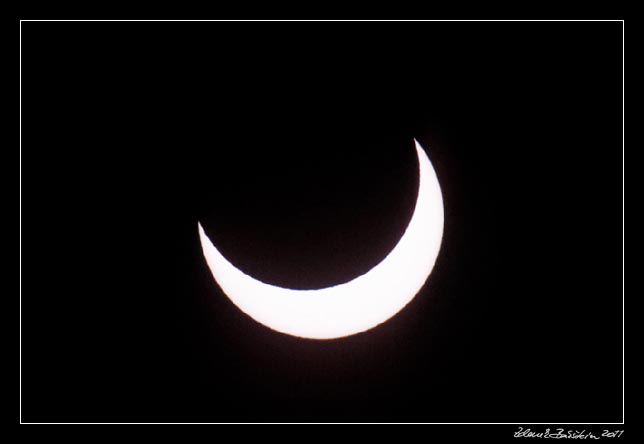 Solar Eclipse Jan 4,2011 - maximal phase