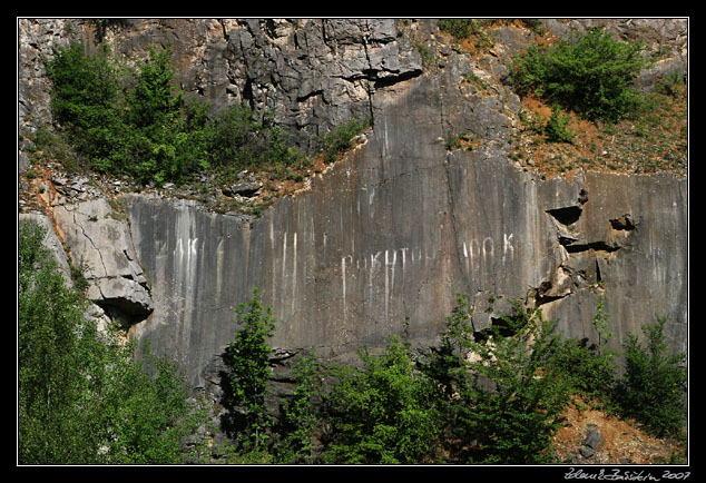 Moina limestone quarries