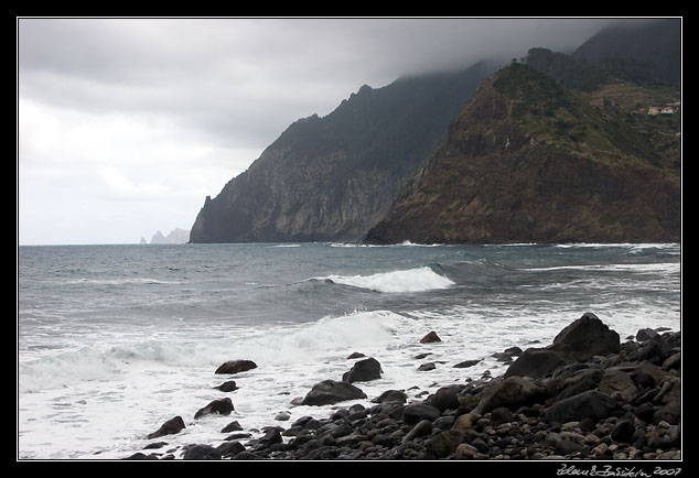Northern coast at Porto da Cruz